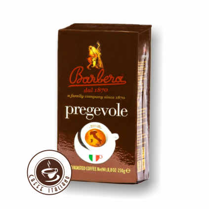 Barbera Pregevole mleta kava vakuove balenie 250g logo caffeitaliano