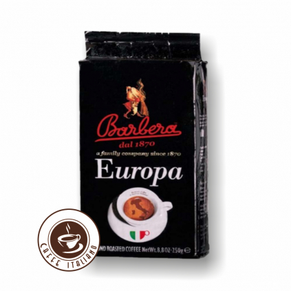 Barbera Europa mleta kava vakuove balenie 250g logo caffeitaliano