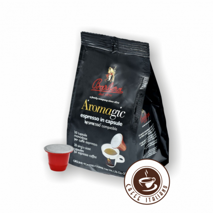 Barbera Nespresso Aromagic NC balenie 10ks kapsula 5g logo caffeitaliano