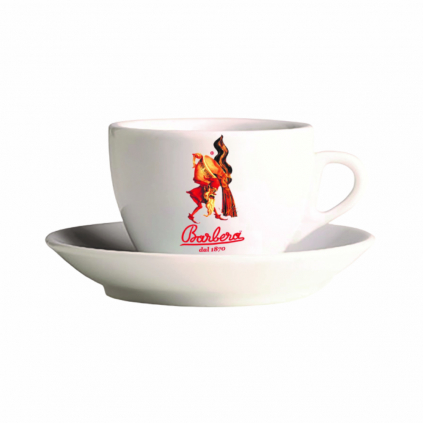 barbera caffe salka na cappuccino porcelan caffeitaliano