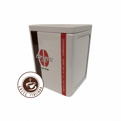 torveca drziak na servitky biely logo caffeitaliano