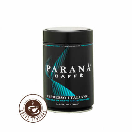 Paraná Espresso Italiano Bezkofeinová 250g mletá káva