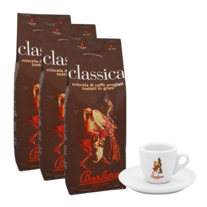 barbera classica sada 3kg kavy salka na espresso