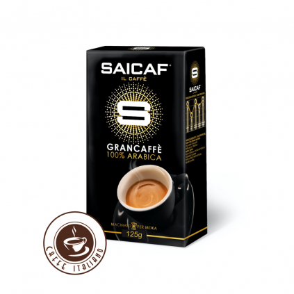 saicaf caffee gran caffe mleta kava 125g 100arabica logo caffeitaliano