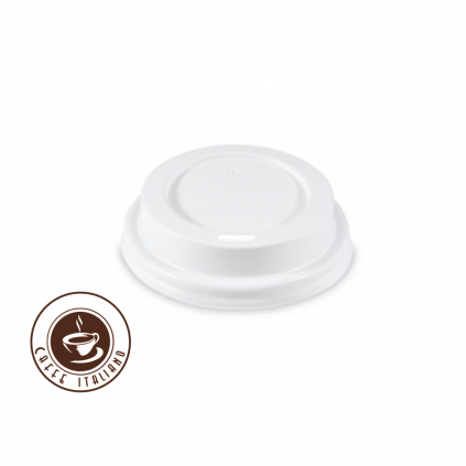 plastovy vrchnak na papierovy pohar 200ml espresso coffee to go logo caffeitaliano