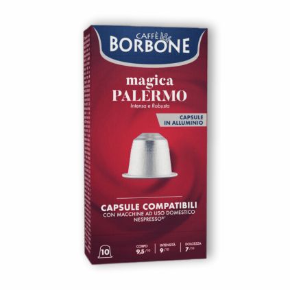 Borbone Nespresso Alluminio MagicaPalermo 10ks