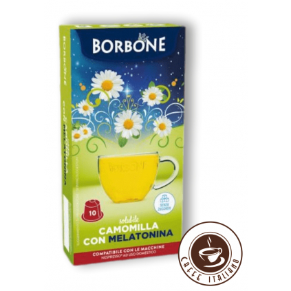 caffe borbone caj kamilka melatonin nespresso kapsule 10ks logo caffeitaliano