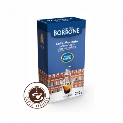 caffe borbone mleta kava 250g vakuove balenie logo caffeitaliano