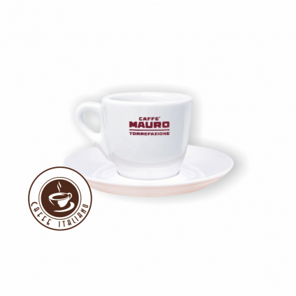 Mauro caffe espresso salka 60ml porcelan logo caffeitaliano