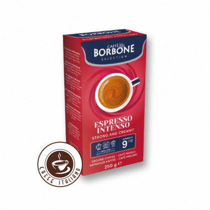 Borbone Selection mleta kava 250g Expresso Intenso caffeitaliano logo