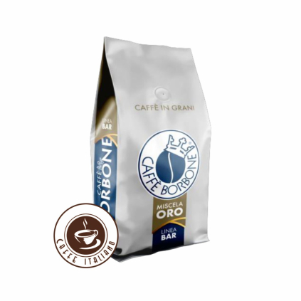 Borbone Linea Bar zrnkova kava 1kg Miscela Gold caffeitaliano logo