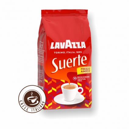 lavazza caffe suerte zrnkova kava 1kg 100robusta logo caffeitaialiano