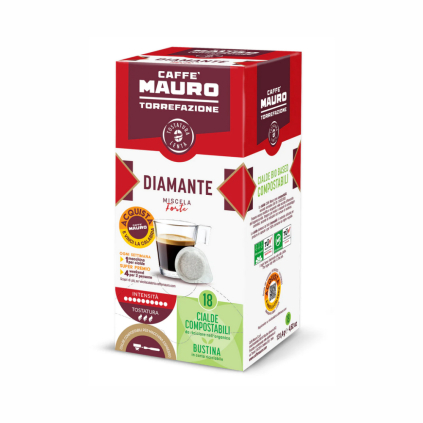 Mauro caffe ese pody cialde 18ks diamante mleta kava caffeitaliano