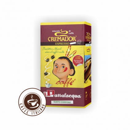 Passalacqua mleta kava cremador espresso 250g logo caffeitaliano