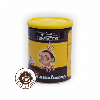 Passalacqua mleta kava cremador 250g plechovka doza logo caffeitaliano