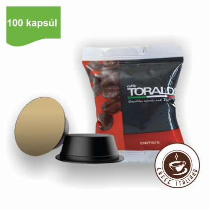 caffe toraldo cremosa lavazza firma 100kapsul logo caffeitaliano