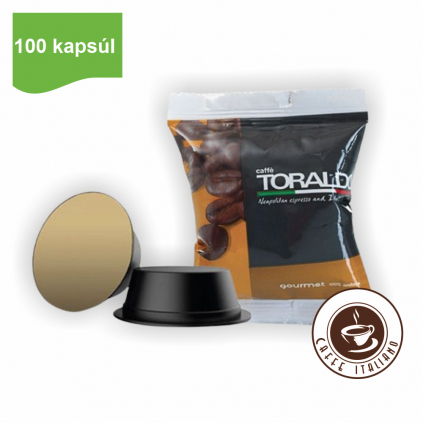 caffe toraldo gourmet lavazza firma 100kapsul logo caffeitaliano