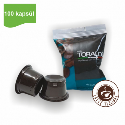 caffe toraldo dec bezkofeinova lavazza blue 100kapsul logo caffeitaliano