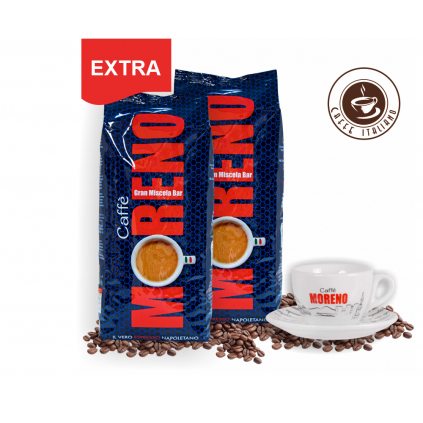 caffe moreno sada 2kg gran miscela extra bar salka logo caffeitaliano