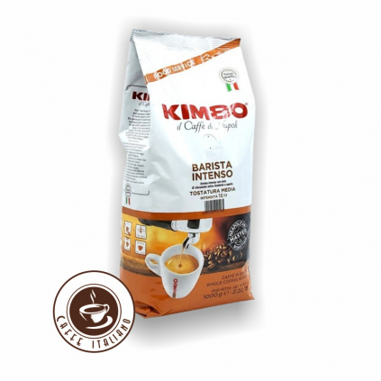 kimbo barista intenso 1kg zrnkova kava zmes arabica robusta lolgo caffeitaliano