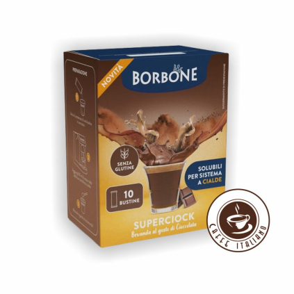caffe Borbone sticks superciock supercokolada 10ks rozpustny napoj logo caffeitaliano