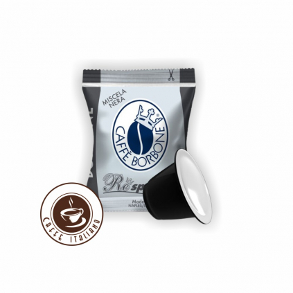 Borbone caffe nespresso respresso nera arabica robusta 100ks logo caffeitaliano