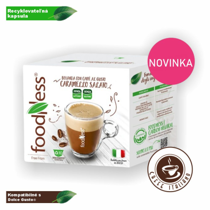 foodness dolce gusto kaspule 10ks slany karamel logo caffeitaliano