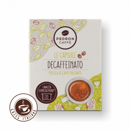 Pedron DECAFFEINATO Espresso Point bezkofeínové kapsule 20ks