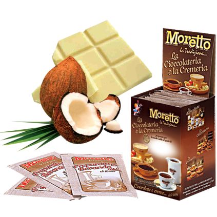 Horúca čokoláda biela s kokosom Moretto