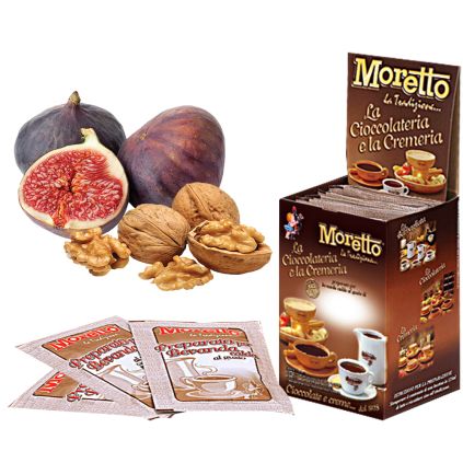 Horúca čokoláda figy s orechami Moretto