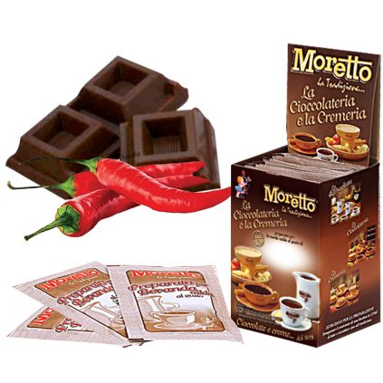 Horúca čokoláda tmavá s chilli papričkou Moretto