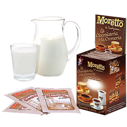 Horúca čokoláda Moretto príchuť MLIEČNA caffeitaliano