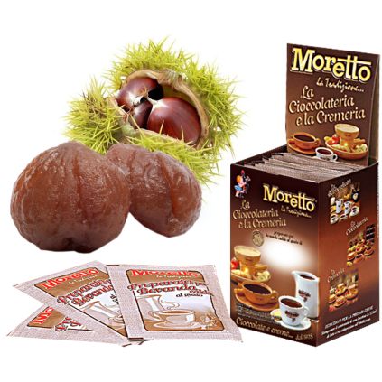 Horúca čokoláda ľadové gaštany Moretto