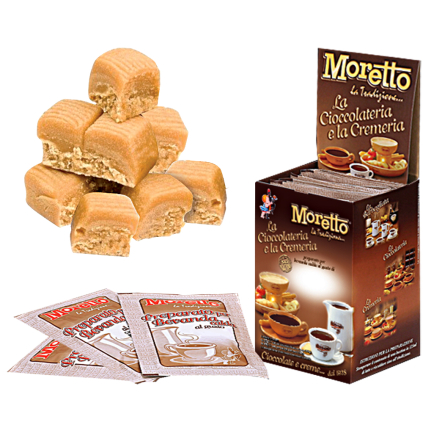 Horúca čokoláda Moretto príchuť KARAMELKA caffeitaliano