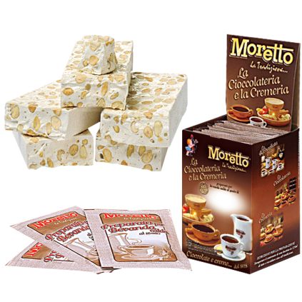 Horúca čokoláda biely nugát Moretto