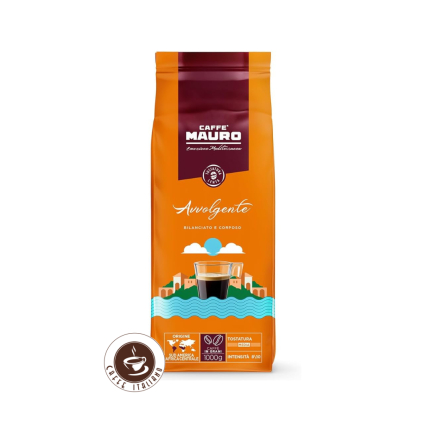 Mauro avvolgente 1kg zrnkova kava logo
