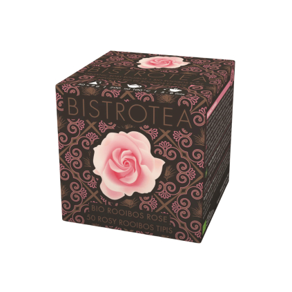 Bistrotea Tipis Ružový rooibos BIO bylinkový čaj 50ks (2g)