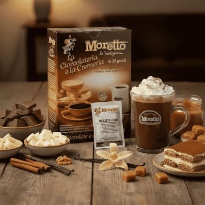 Ochutnávková sada Klasik - horúca čokoláda Moretto