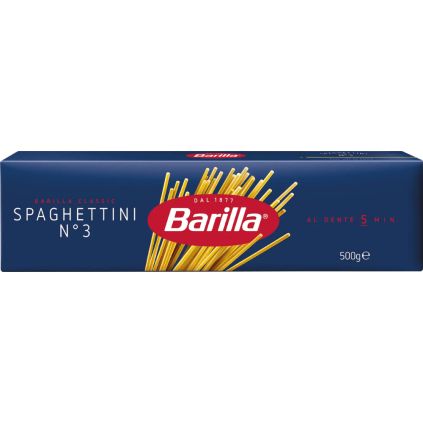 BARILLA špagety N.3 500g