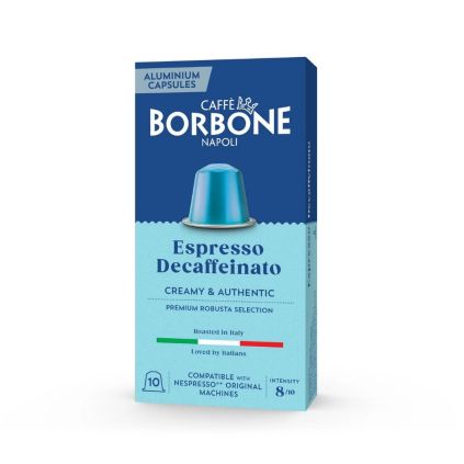 Caffe Borbone Nespresso Alluminio Decaffeinated 10ks