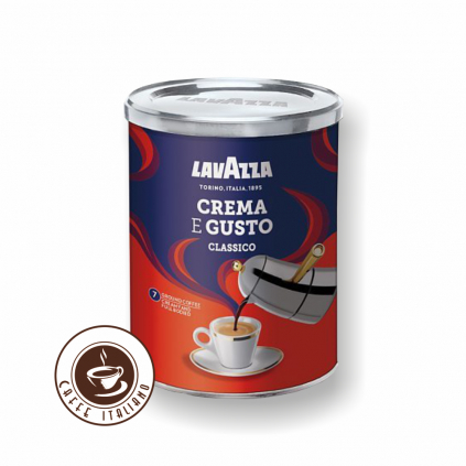 Lavazza Crema e Gusto 250g mletá káva v dóze