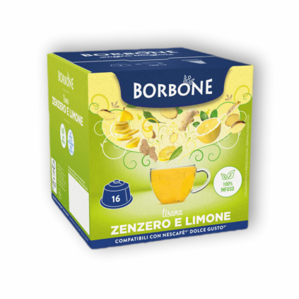 Borbone Čaj citrón & zázvor 16ks