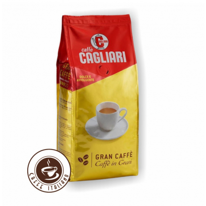 cagliari caffe gran caffe 1kg zrnkova kava 70arabica 30robusta logo caffeitaliano novy obal