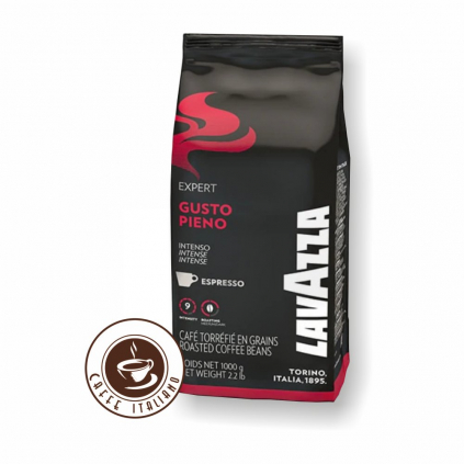 lavazza caffe vending gusto pieno zrnkova kava 1kg 20arabica 80robusta logo caffeitaliano