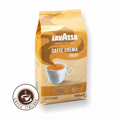 Lavazza Caffe Crema Dolce zrnková káva 1 kg