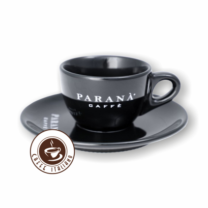 Paraná šálka čierna cappuccino 150ml