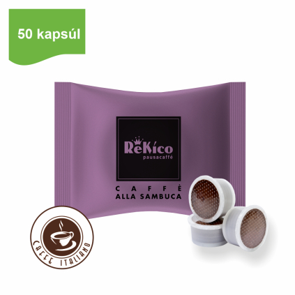 rekico kavove kapsule point sambuca 50ks caffeitaliano