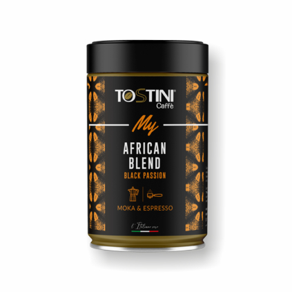 7389 3 tostini coffee africa 250g doza mleta kava zmes arabika robusta caffeitaliano