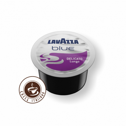 lavazza caffe blue kapsule delicato 100arabica mleta kava 100ks logo caffeitaliano