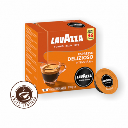 Lavazza® A Modo Mio® Delizioso kapsule 36ks